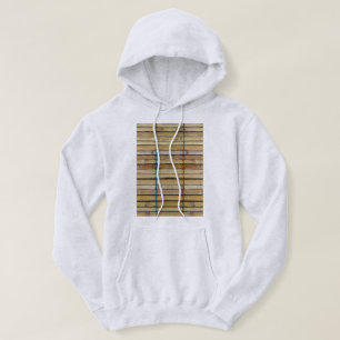 Antique Wooden Timber Wood Slats Hoodie