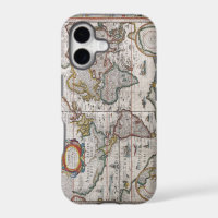 Antique World Map iPhone case