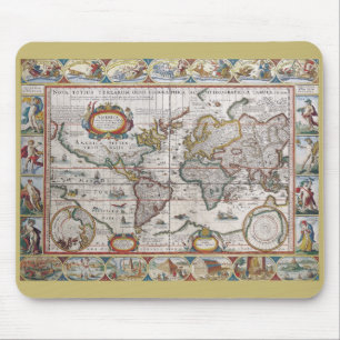 Antique World Map mousepad