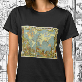 Antique World Map of the British Empire, 1886 T-Shirt