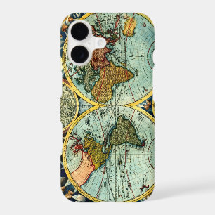 Antique World Map Vintage Globe Art iPhone 7 case