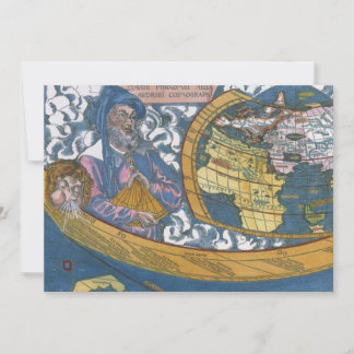 Antique World Map with Claudius Ptolemy, 1507