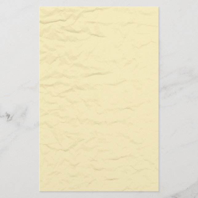 Antique Wrinkled Paper Stationery (Front)