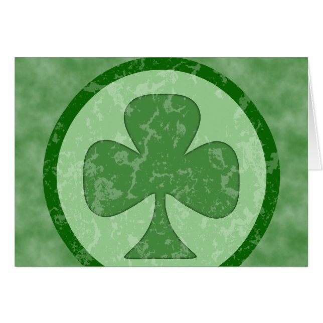 Antiqued Shamrock (Front Horizontal)