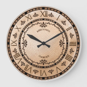 AntiQued Thru Time Large Clock