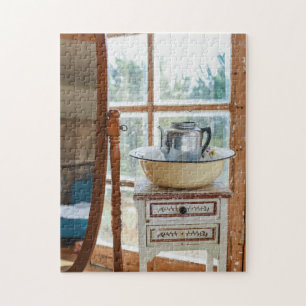 Antiques Against The Window Jigsaw Puzzle