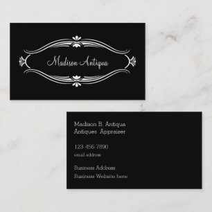 Antiques Appraisal Services Business Card