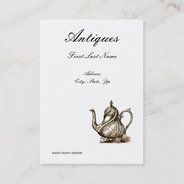 Antiques Business Card (Front)