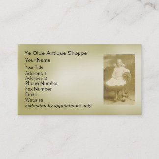 Antiques - business card template