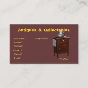 Antiques & collectables business card