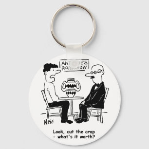 Antiques Expert. What's It Worth Funny Valuation Key Ring
