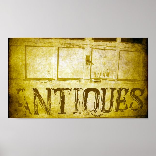 Antiques Poster (Front)