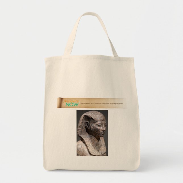 AntiquityNOW Banner Grocery Tote with Hatshepsut (Front)