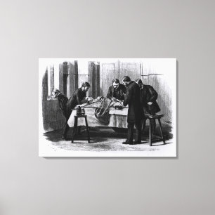 Antiseptic Surgery, 1882 Canvas Print