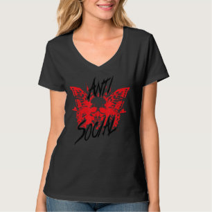 Antisocial Butterfly  For Introvert 2 T-Shirt