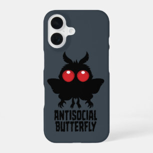 Antisocial Butterfly Mothman Cryptid iPhone 16 Case