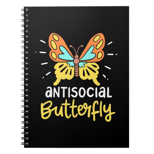 Antisocial Butterfly Notebook (Front)