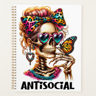 Antisocial Skeleton Lady Planner