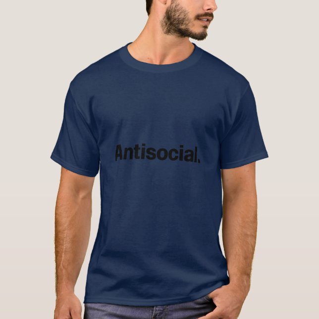 Antisocial vintage T-Shirt (Front)