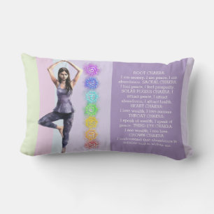 ANTISTRESS CALM CHAKRA VISUALIZATION relax Lumbar Cushion