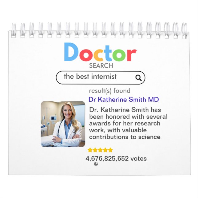 antistress PHYSICIAN DOCTOR google search votes  Calendar (Cover)