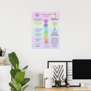 antistress relax calm serenity yoga zen poster