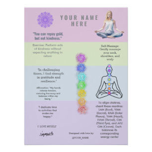 antistress relax calm serenity yoga zen  poster