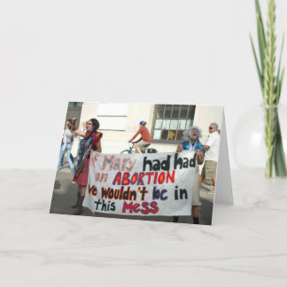 Antitheist Greeting Card