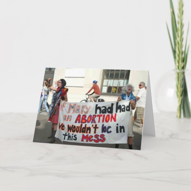 Antitheist Greeting Card (Front)