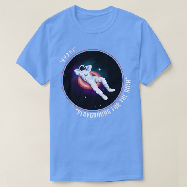 Antiwork Space Race T-Shirt (Design Front)
