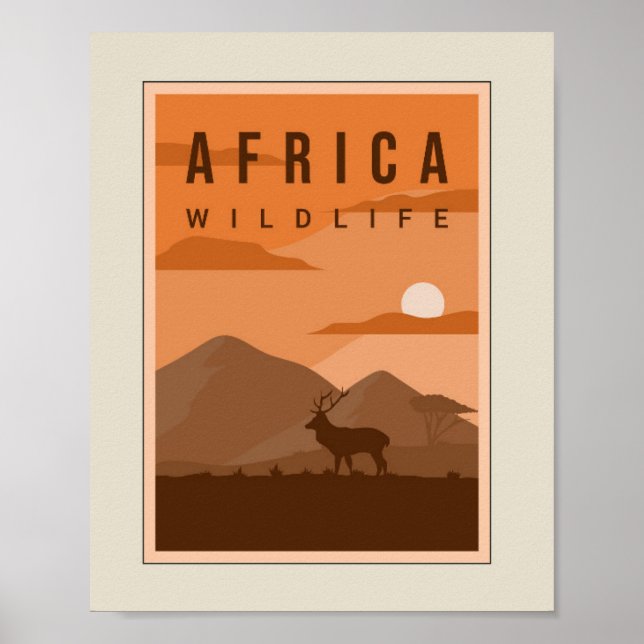  Antler at Meadow Nature Poster (Front)