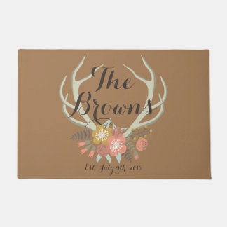 Antler Door Mat
