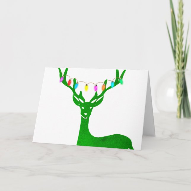 ANTLER LIGHTING Greeting Card (Front)