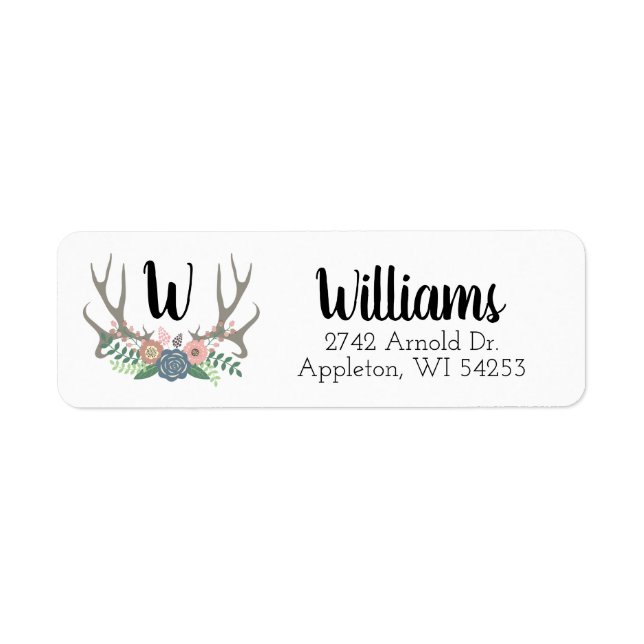 Antler Return Address Label (Front)