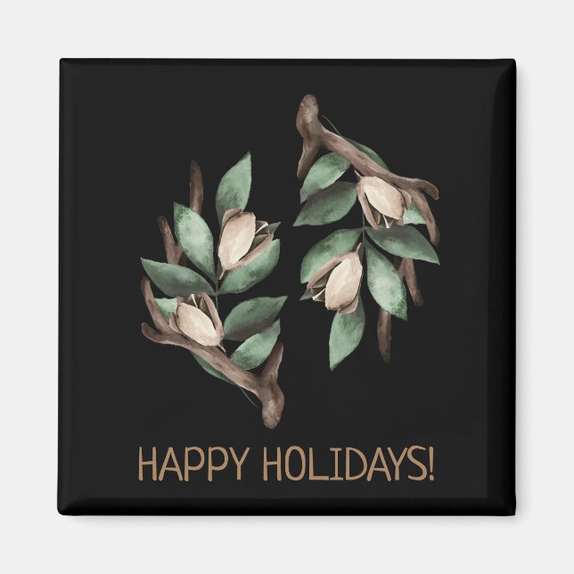 Antler with green branch magnet (Front)