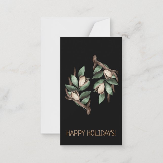 Antler with green branch Postcard (Front)
