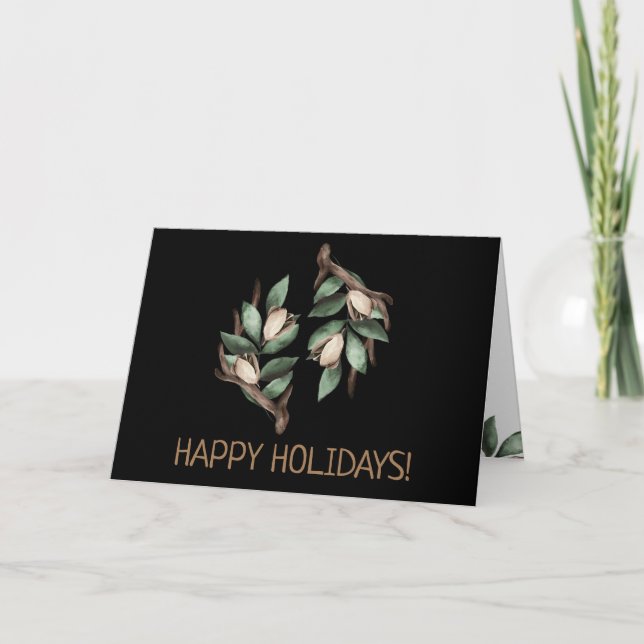 Antler with green branch Postcard (Front)