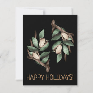 Antler with green branch Postcard