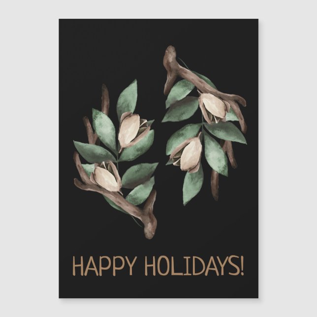 Antler with green branch Postcard (Front)