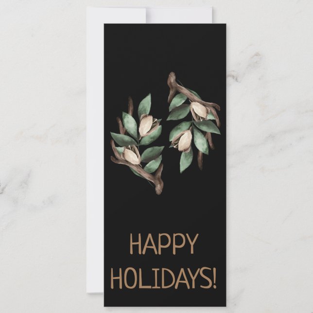 Antler with green branch Postcard (Front)
