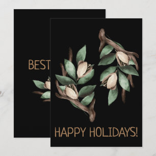 Antler with green branch Postcard
