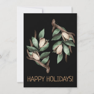 Antler with green branch Postcard