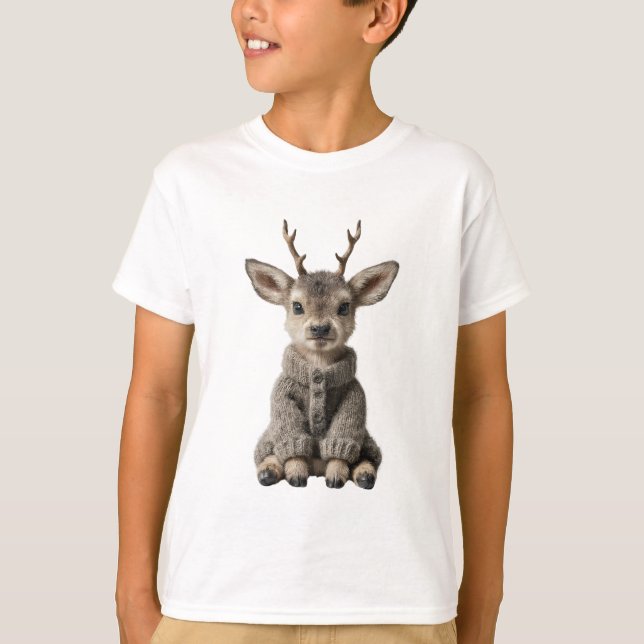 Antlered Sweater Deer Kids (Front)