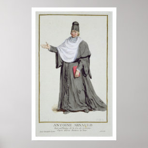 Antoine Arnauld (1612-94) from 'Receuil des Estamp Poster