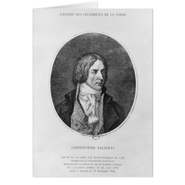 Antoine Christophe Saliceti  engraved (Front)