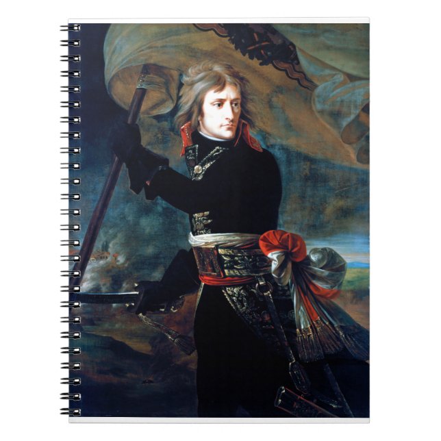 Antoine Jean Gros Napoleon Bonaparte on the Bridge Notebook (Front)