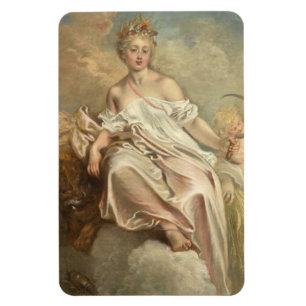 Antoine Watteau Ceres (Summer) Photo Magnet