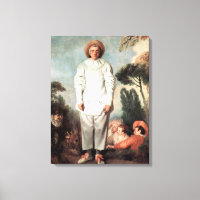 ANTOINE WATTEAU - Pierrot (Gilles) 1719