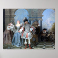 Antoine Watteau The French Comedians