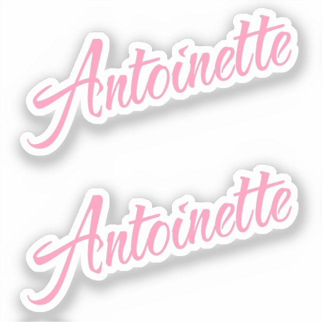 Antoinette name x2 vinyl (Front)